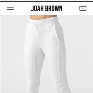 Joah brown pearl grey joggers